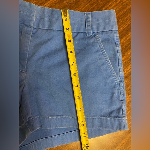 J.CREW WOMENS BLUE SHORTS SIZE 4 - Picture 2 of 5